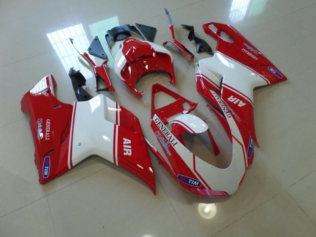 Air Rosso & Bianco 07-14 Ducati 848 1098 1198 Carena Air Rosso & Bianco 07-14 Ducati 848 1098 1198 Carena