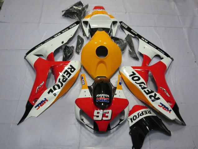Arancio Chiaro Bianco Repsol 06-07 CBR1000RR Carena Arancio Chiaro Bianco Repsol 06-07 CBR1000RR Carena