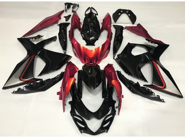 Arancione Bruciato & Nero 09-16 GSXR 1000 Carena Arancione Bruciato & Nero 09-16 GSXR 1000 Carena