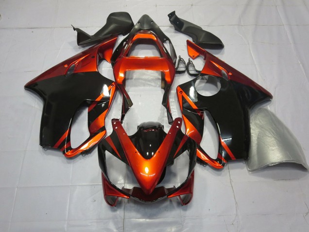 Arancione Intenso & Nero 01-03 CBR600 F4i Carena