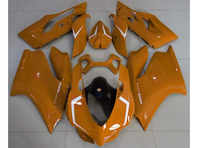 Arancione Lucido & Bianco 11-14 Ducati 1199 Carena Arancione Lucido & Bianco 11-14 Ducati 1199 Carena