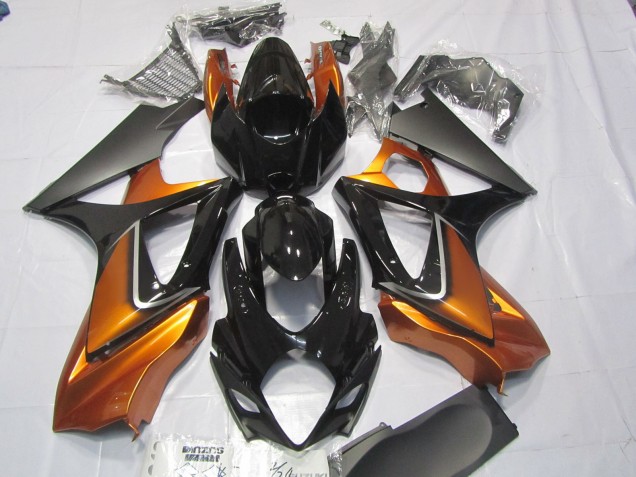 Arancione & Nero 07-08 GSXR 1000 Carena Arancione & Nero 07-08 GSXR 1000 Carena