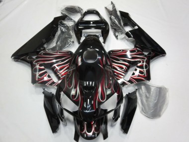 Argent Et Rouge Flamme 05-06 CBR600RR Carena