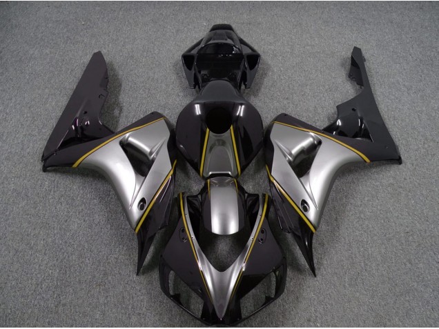 Argento Con Striscia Gialla 06-07 CBR1000RR Carena Argento Con Striscia Gialla 06-07 CBR1000RR Carena