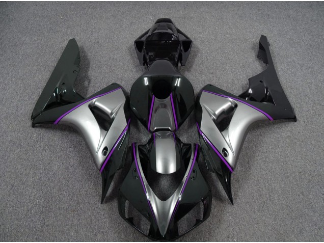 Argento Con Striscia Viola Scuro 06-07 CBR1000RR Carena Argento Con Striscia Viola Scuro 06-07 CBR1000RR Carena