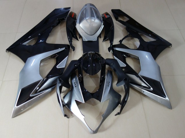 Argento Lucido & Nero 05-06 GSXR 1000 Carena