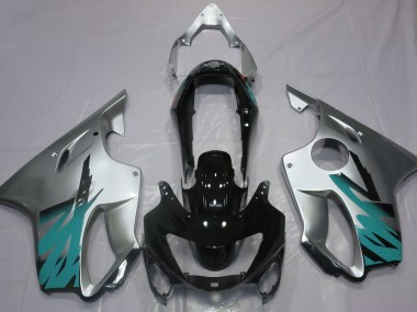 Argento Lucido & Verde Acqua 99-00 CBR600 F4 Carena