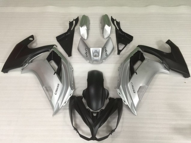 Argento & Nero 12-16 Ninja 650R Carena Argento & Nero 12-16 Ninja 650R Carena