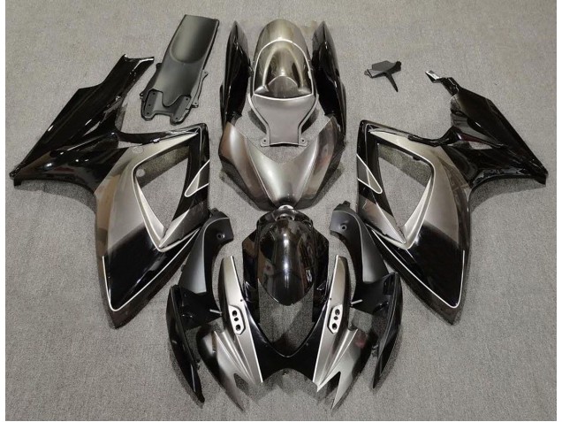 Argento Scuro & Nero 06-07 GSXR 600-750 Carena Argento Scuro & Nero 06-07 GSXR 600-750 Carena