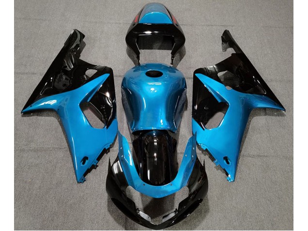 Azzurro Lucido & Nero 01-03 GSXR 600-750 Carena