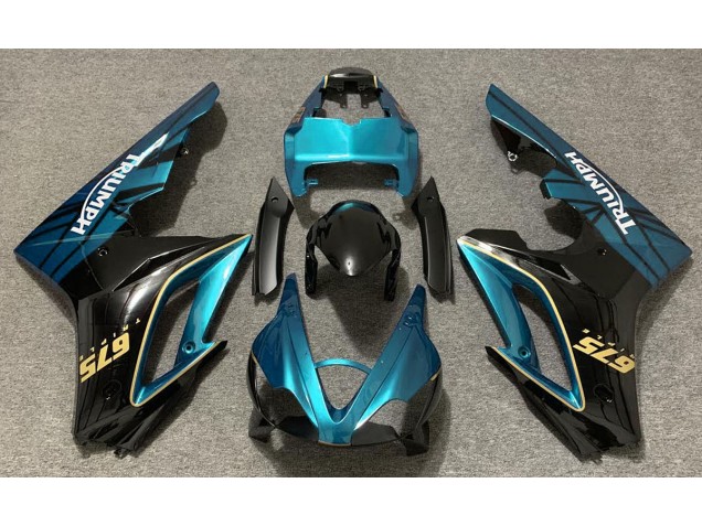 Azzurro Lucido & Nero 09-12 Daytona 675 Carena