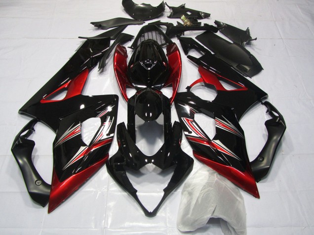 Bagliore Rosso & Nero 05-06 GSXR 1000 Carena Bagliore Rosso & Nero 05-06 GSXR 1000 Carena