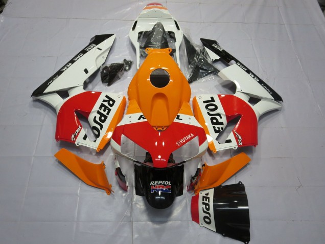 Bianco Arancione Repsol 03-04 CBR600RR Carena Bianco Arancione Repsol 03-04 CBR600RR Carena