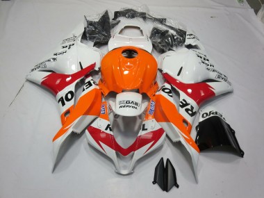 Bianco Arancione Repsol 09-12 CBR600RR Carena