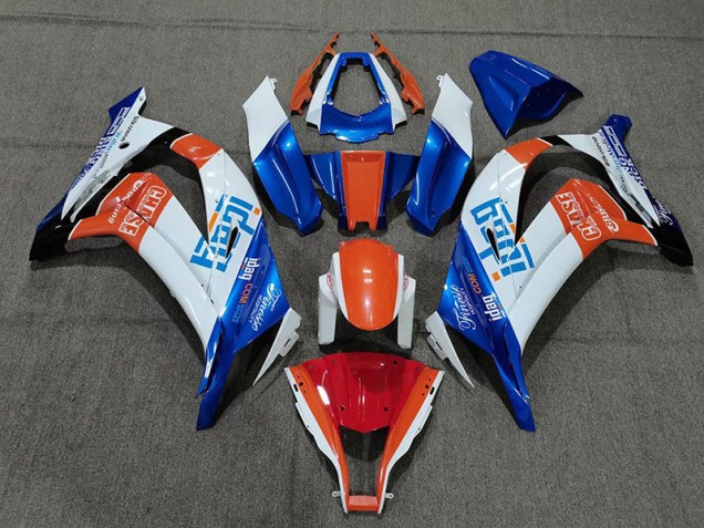 Bianco Blu & Arancione 11-15 ZX10R Carena Bianco Blu & Arancione 11-15 ZX10R Carena