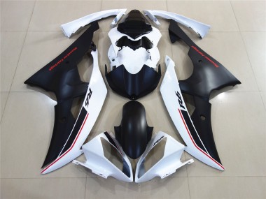 Bianco Con Stile Personalizzato Nero OEM 08-16 R6 Carena