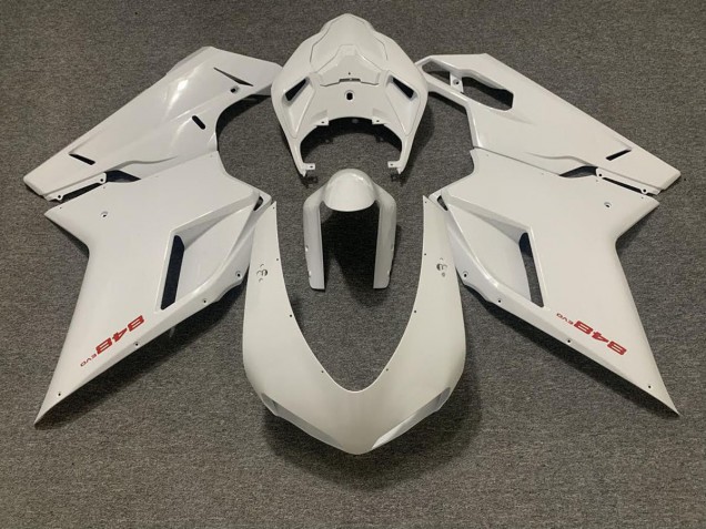Bianco Lucido 07-14 Ducati 848 1098 1198 Carena Bianco Lucido 07-14 Ducati 848 1098 1198 Carena