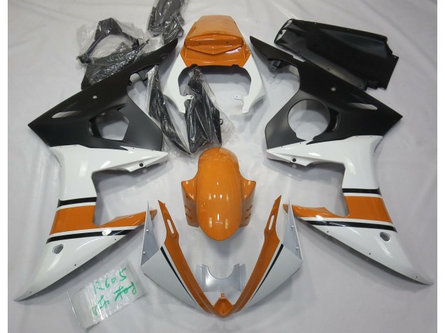 Bianco Lucido & Arancione 03-04 R6 Carena Bianco Lucido & Arancione 03-04 R6 Carena