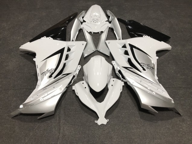 Bianco Lucido & Argento 13-18 Ninja 300 Carena Bianco Lucido & Argento 13-18 Ninja 300 Carena