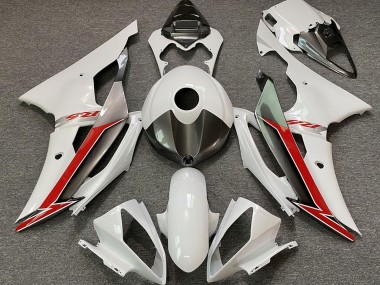 Bianco Lucido Argento & Rosso 08-16 R6 Carena