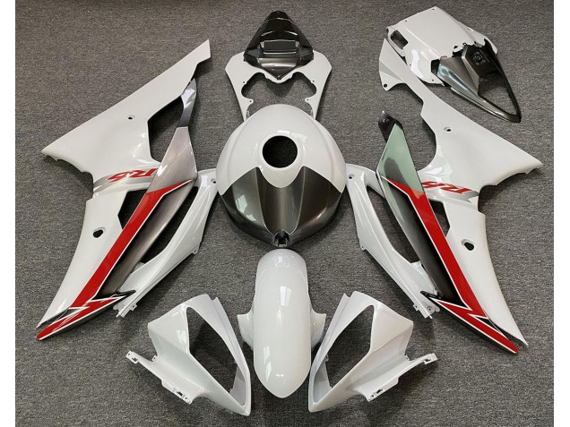 Bianco Lucido Argento & Rosso 08-16 R6 Carena