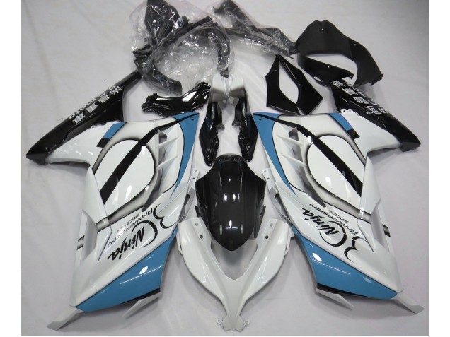 Bianco Lucido & Azzurro 13-18 Ninja 300 Carena Bianco Lucido & Azzurro 13-18 Ninja 300 Carena