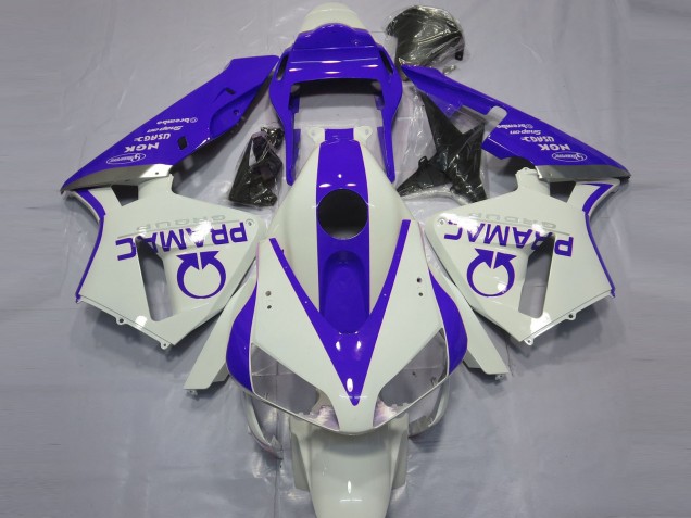 Bianco Lucido & Blu Pramac 03-04 CBR600RR Carena Bianco Lucido & Blu Pramac 03-04 CBR600RR Carena