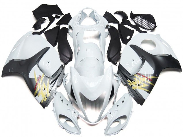 Bianco Lucido Con Stile Argento 08-20 GSXR 1300 Carena