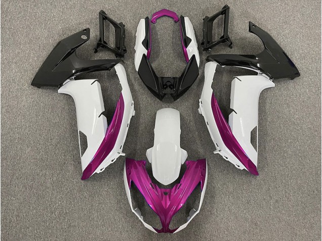 Bianco Lucido & Magenta 12-16 Ninja 650R Carena Bianco Lucido & Magenta 12-16 Ninja 650R Carena