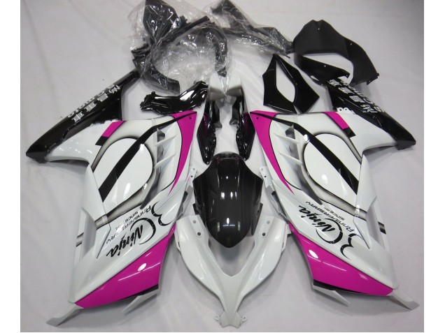 Bianco Lucido & Rosa 13-18 Ninja 300 Carena Bianco Lucido & Rosa 13-18 Ninja 300 Carena