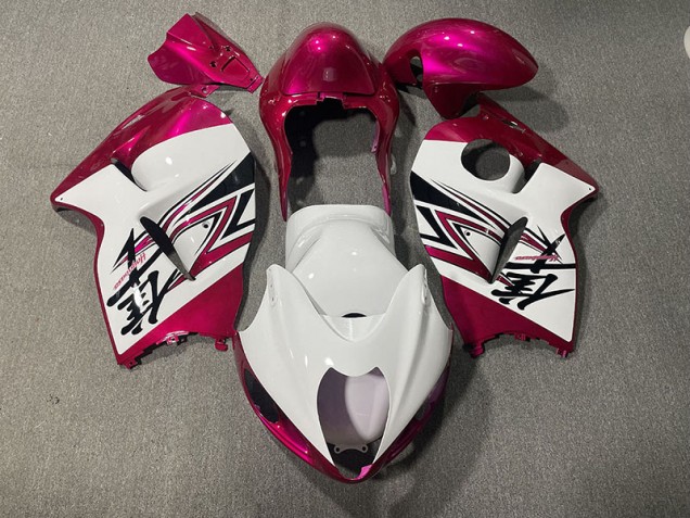 Bianco Lucido & Rosa 97-07 GSXR 1300 Carena Bianco Lucido & Rosa 97-07 GSXR 1300 Carena