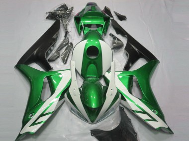 Bianco Lucido & Verde 06-07 CBR1000RR Carena