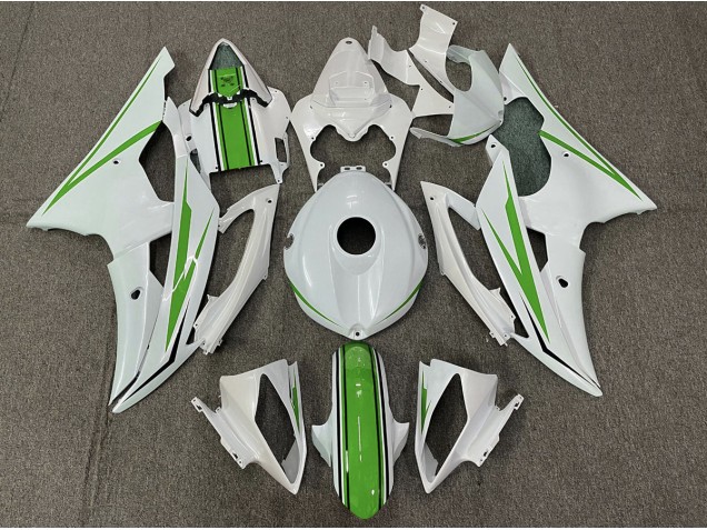 Bianco Lucido & Verde 08-16 R6 Carena Bianco Lucido & Verde 08-16 R6 Carena