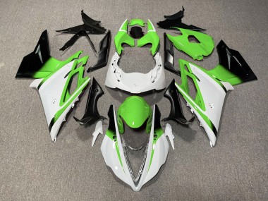 Bianco Lucido & Verde 13-16 Daytona 675 Carena