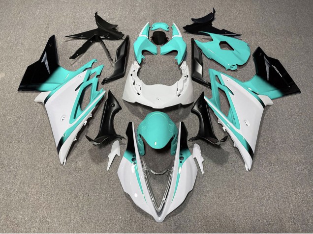 Bianco Lucido & Verde Acqua 13-16 Daytona 675 Carena