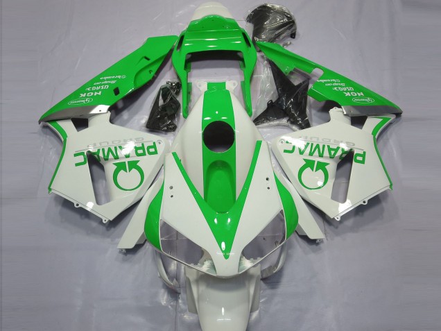 Bianco Lucido & Verde Pramac 03-04 CBR600RR Carena Bianco Lucido & Verde Pramac 03-04 CBR600RR Carena