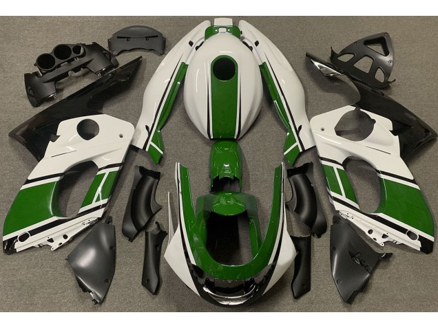 Bianco Lucido & Verde Scuro 98-07 YZF600 Carena Bianco Lucido & Verde Scuro 98-07 YZF600 Carena