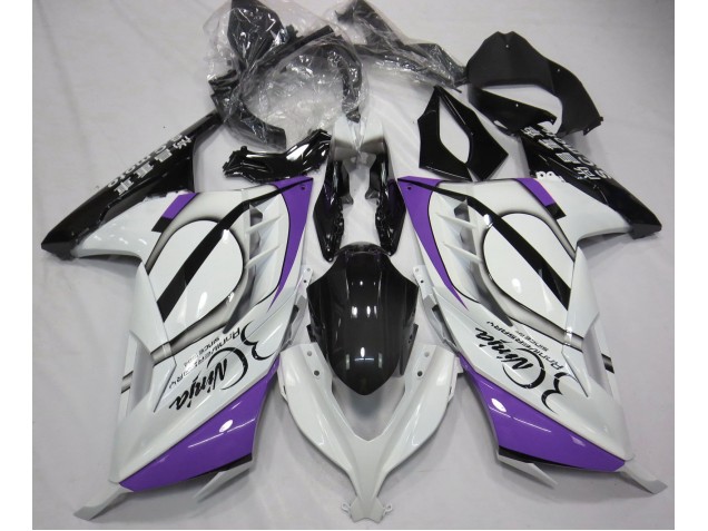 Bianco Lucido & Viola 13-18 Ninja 300 Carena Bianco Lucido & Viola 13-18 Ninja 300 Carena