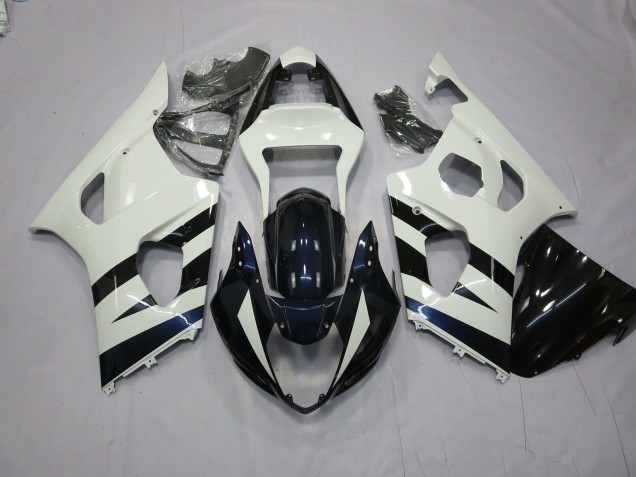 Bianco & Nero 03-04 GSXR 1000 Carena Bianco & Nero 03-04 GSXR 1000 Carena