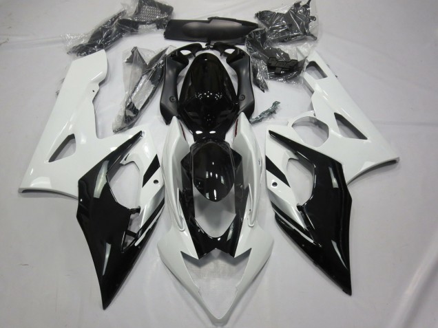 Bianco Nero & Argento 05-06 GSXR 1000 Carena