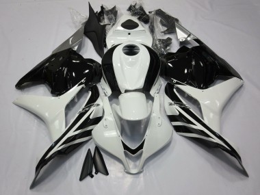 Bianco & Nero Lucido 09-12 CBR600RR Carena