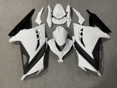 Bianco & Nero Lucido 13-18 Ninja 300 Carena