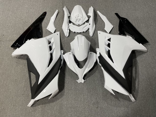Bianco & Nero Lucido 13-18 Ninja 300 Carena