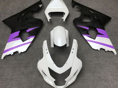 Bianco Opaco & Viola 04-05 GSXR 600-750 Carena