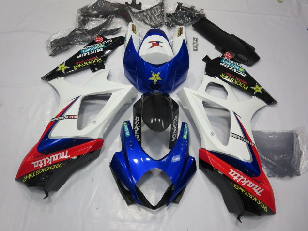 Bianco Rockstar 07-08 GSXR 1000 Carena Bianco Rockstar 07-08 GSXR 1000 Carena