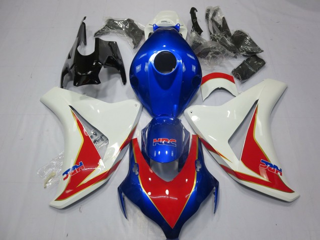 Bianco Rosso & Blu Profondo 08-11 CBR1000RR Carena