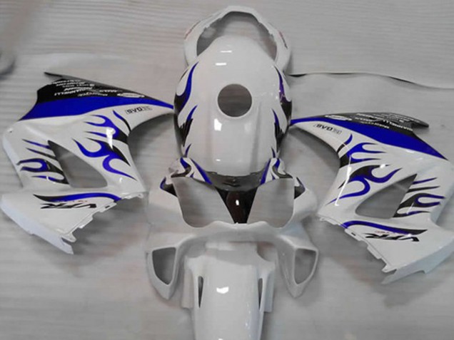 Blanc Bleu Flamme 02-12 VFR800 Carena