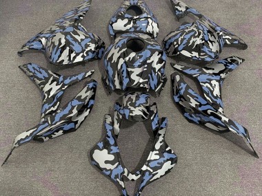 Blu & Argento Camo 09-12 CBR600RR Carena
