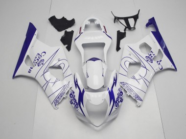 Blu & Bianco Corona 03-04 GSXR 1000 Carena