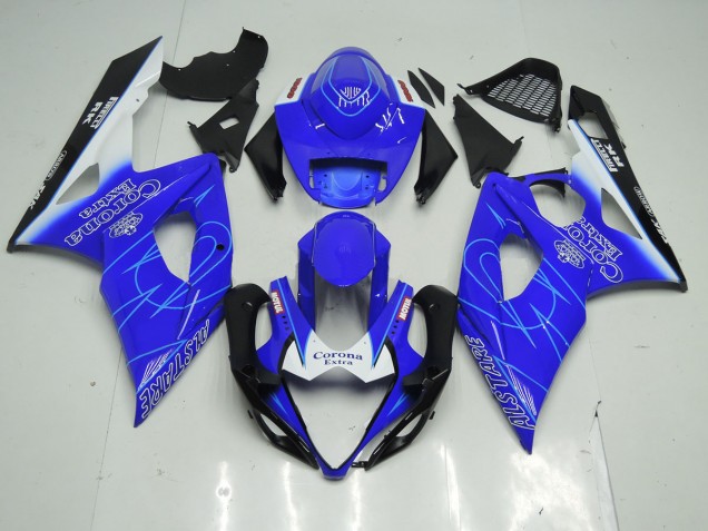 Blu & Bianco Corona 05-06 GSXR 1000 Carena Blu & Bianco Corona 05-06 GSXR 1000 Carena